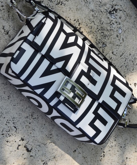 Fendi x Marc Jacobs Black White Baguette