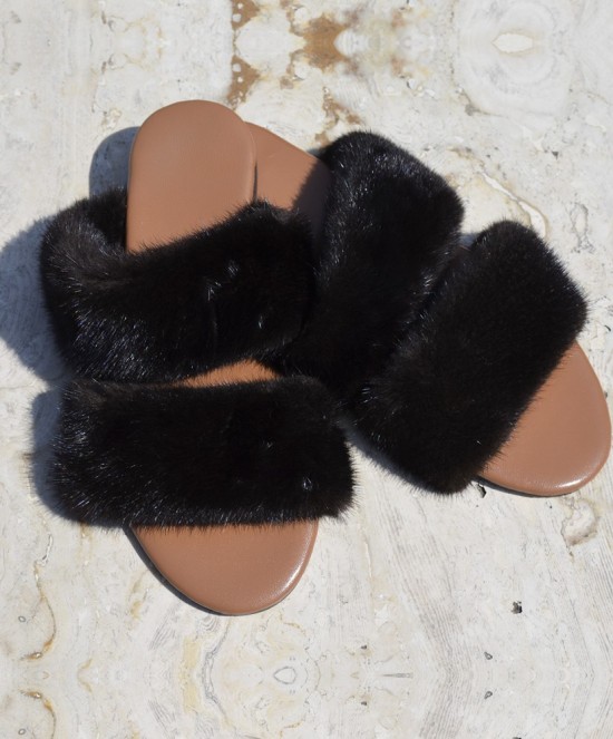 Fur Sandals