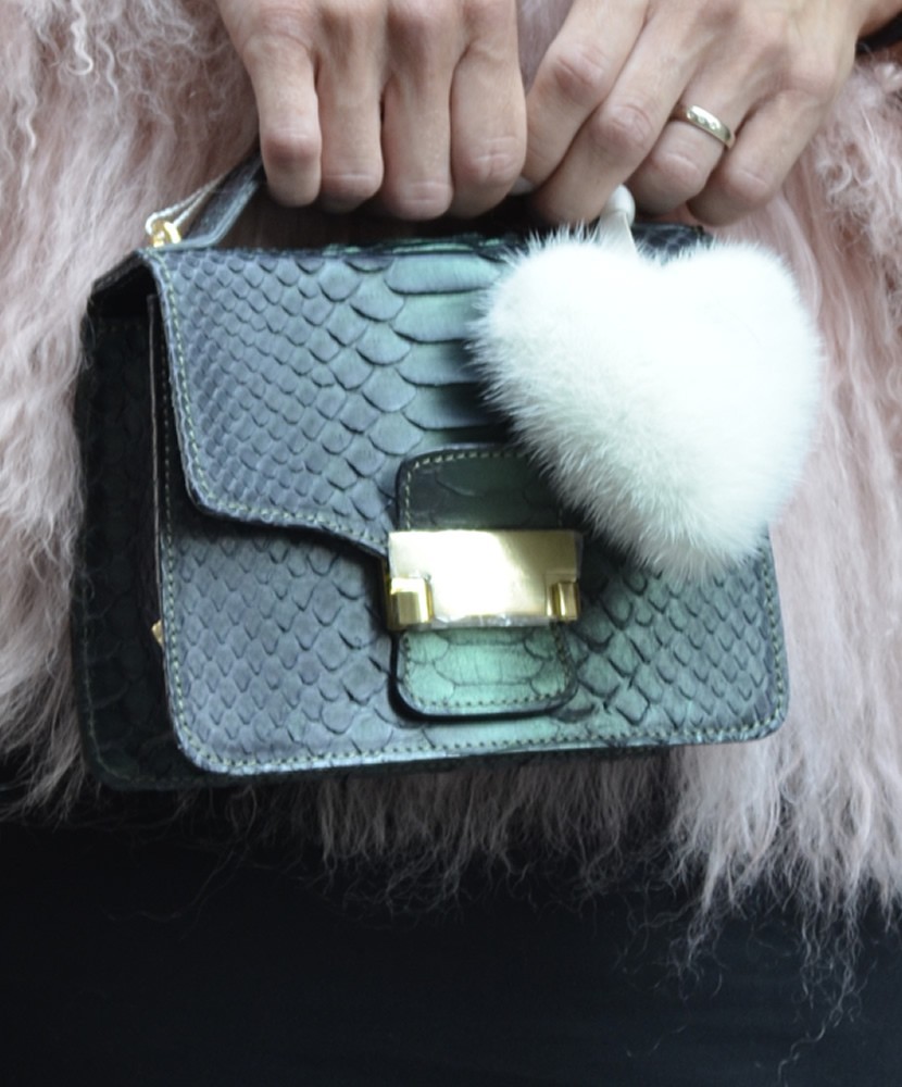 Bags Python Bag in Iridescent Green