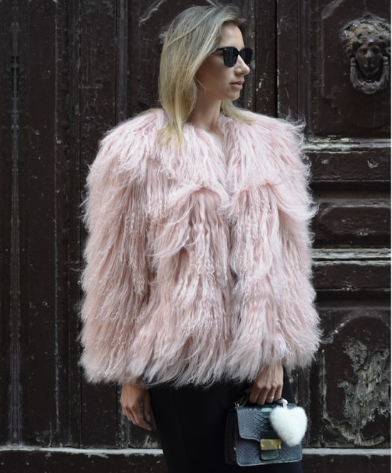 Fur Mongolian Pink