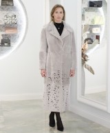 Montone Reversibile grigio perla