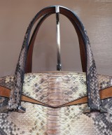 Ghibli Python and Leather Bag