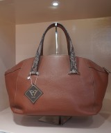 Ghibli Borsa in pitone e pelle