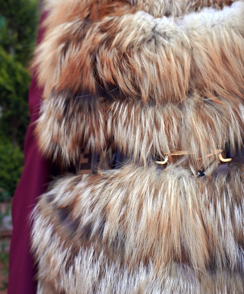Gold Island Fox Fur Vest