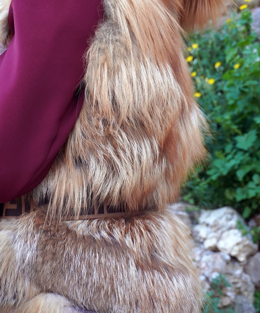 Gold Island Fox Fur Vest