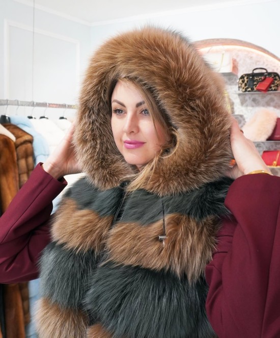 White Mink Fur Coat with Diamond Pattern– Marianna Boutique Tivoli