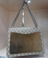 Borsa Gucci Dionysus Media in Tela GG Supreme e Suede