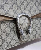 Borsa Gucci Dionysus Media in Tela GG Supreme e Suede