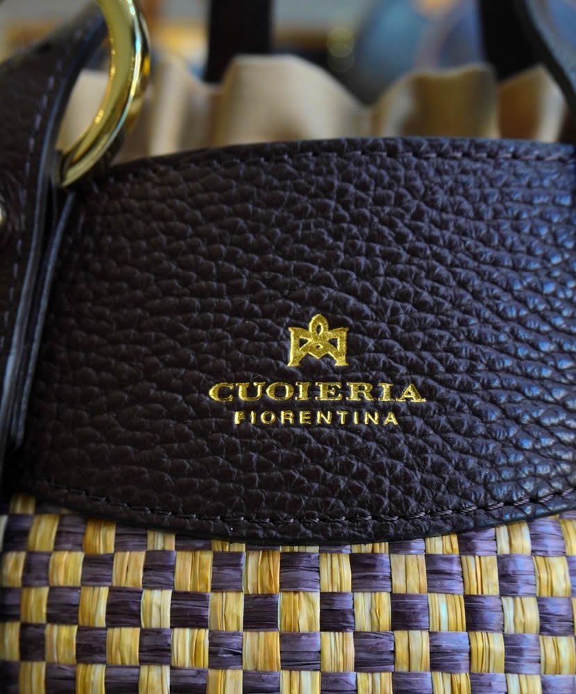 Amber Chocolate Bucket by Cuoieria Fiorentina