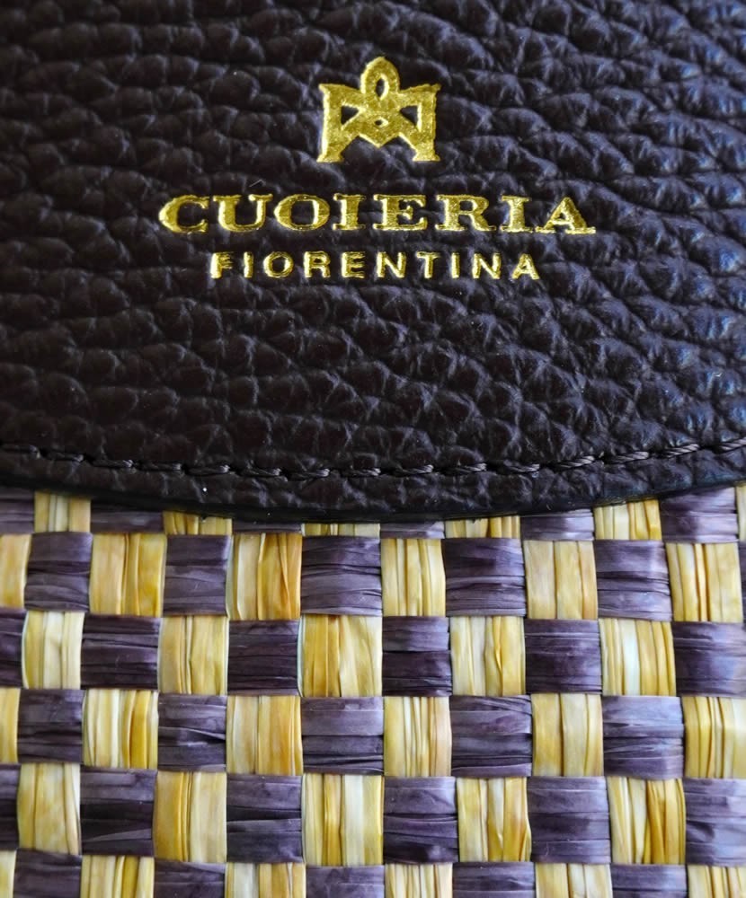 Secchiello Amber Cioccolato di Cuoieria Fiorentina