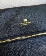 Velvet Flap Bag XL in Hammered Leather | Cuoieria Fiorentina