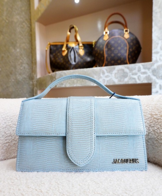 Jacquemus Bags Le Grand Bambino azure